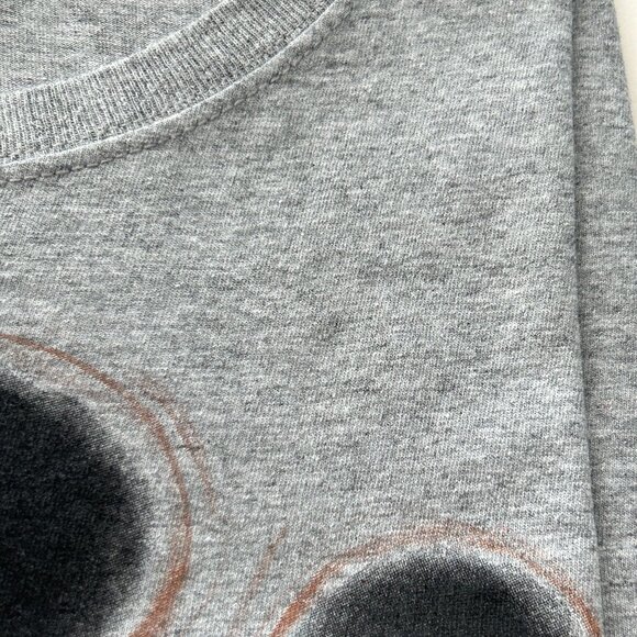 Disney Mickey Mouse T Shirt Retro Short Sleeve Heather Gray Adults Plus Size 2XL - Picture 9 of 15